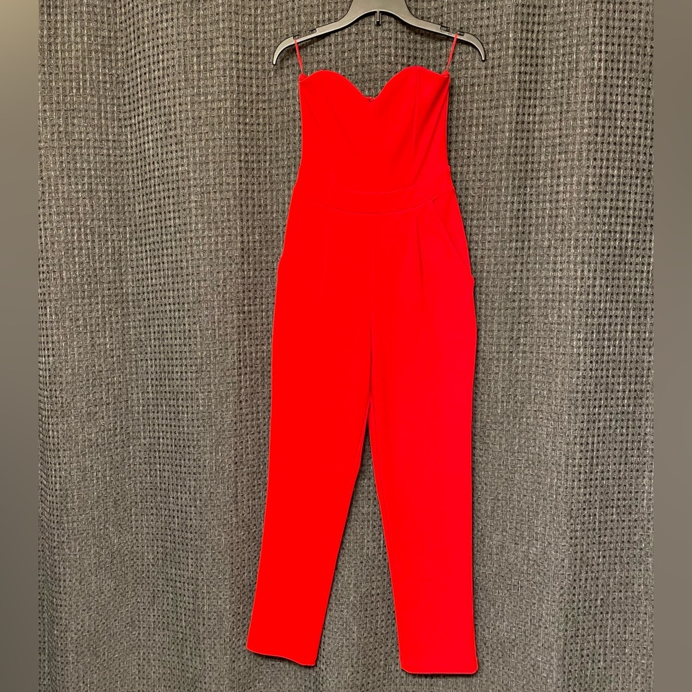 Express strapless sweetheart neck jumper sz 00 EUC!